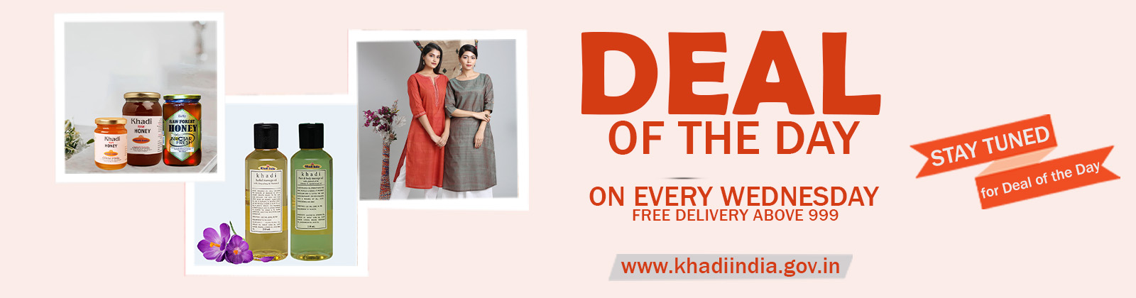 Official Ecommerce Portal of Khadi India promo