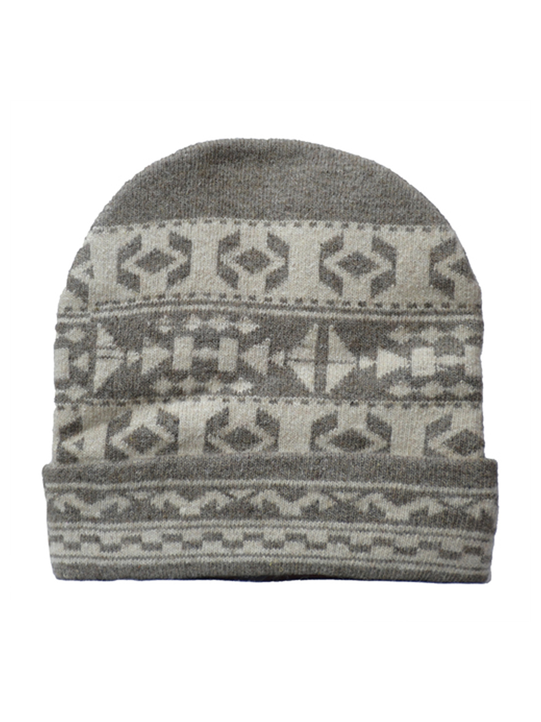 grey woolen cap
