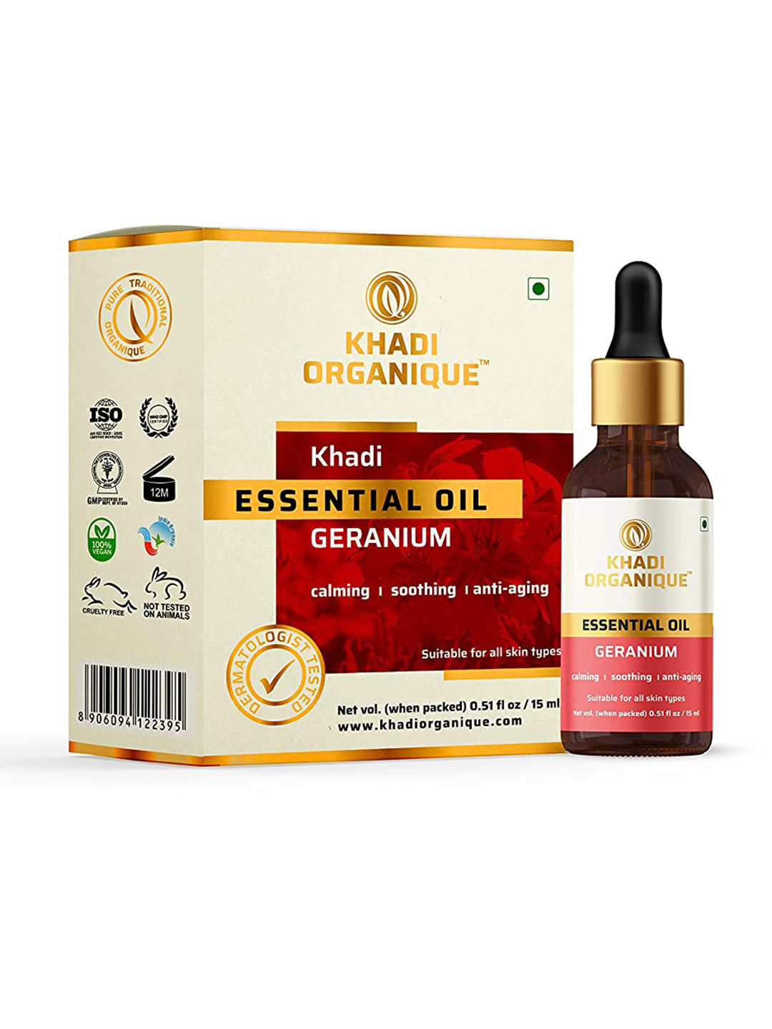 Nature's Answer Essential Oil, Organic Blend, 100% Pure, Geranium & Sage - 0.5 fl oz