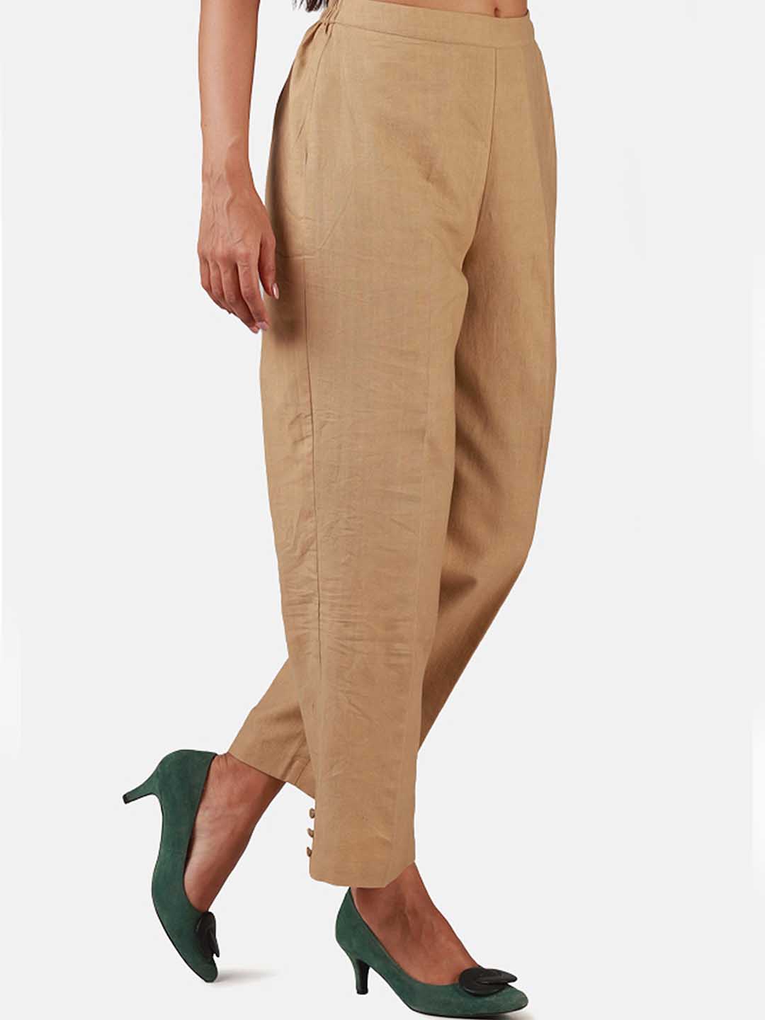 Hatheli Salwar Suits and Sets : Buy Hatheli Printed Khadi Cotton Kurta Pant  (Set of 2) Online | Nykaa Fashion.