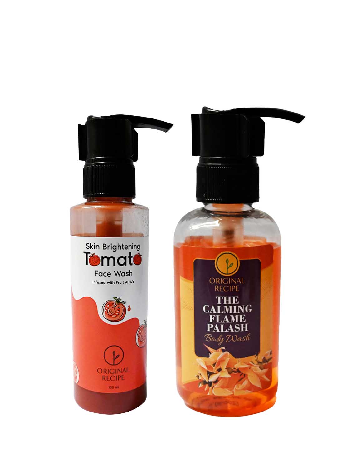 Palash Body Wash + Original Recipe Tomato Face wash