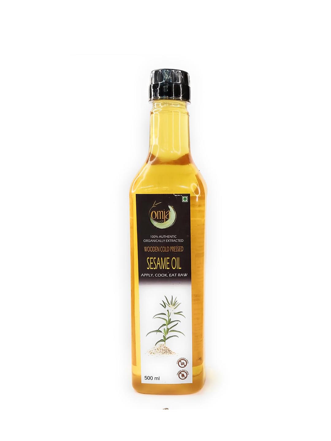 Khadi Wooden Cold Pressed Sesame Oil by Omja-1 Ltr (910gm)