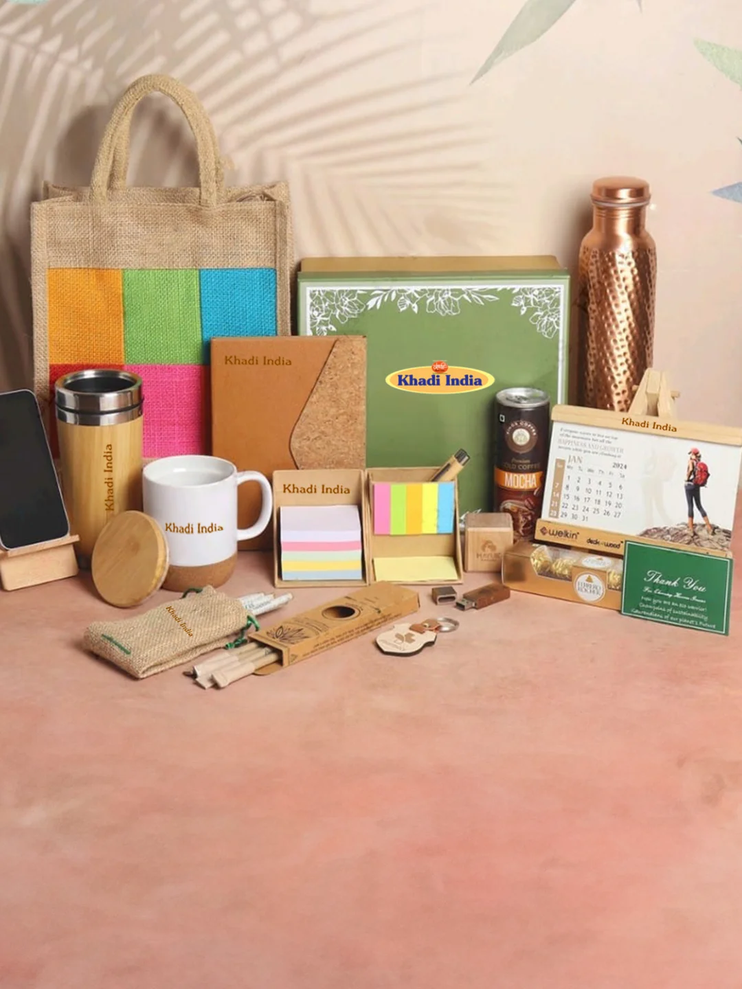 Eco-Friendly Gift Sets | Combo Gift Box | Khadi India Combo Gift Box – Pack of 14