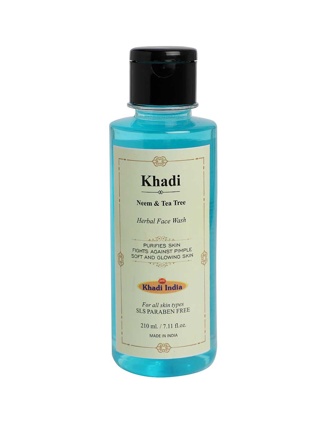Khadi India AVS Balaji Neem and Tea Tree Herbal Face Wash - 210 ml
