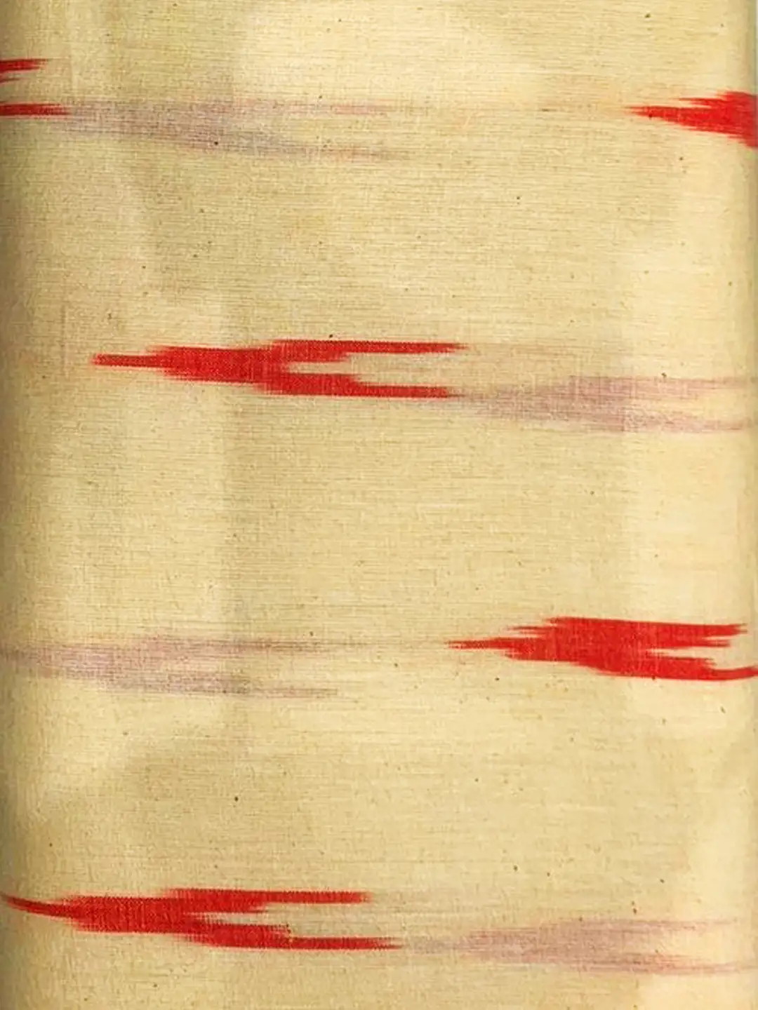 IKAT PEACH YELLOW FABRIC -44inch