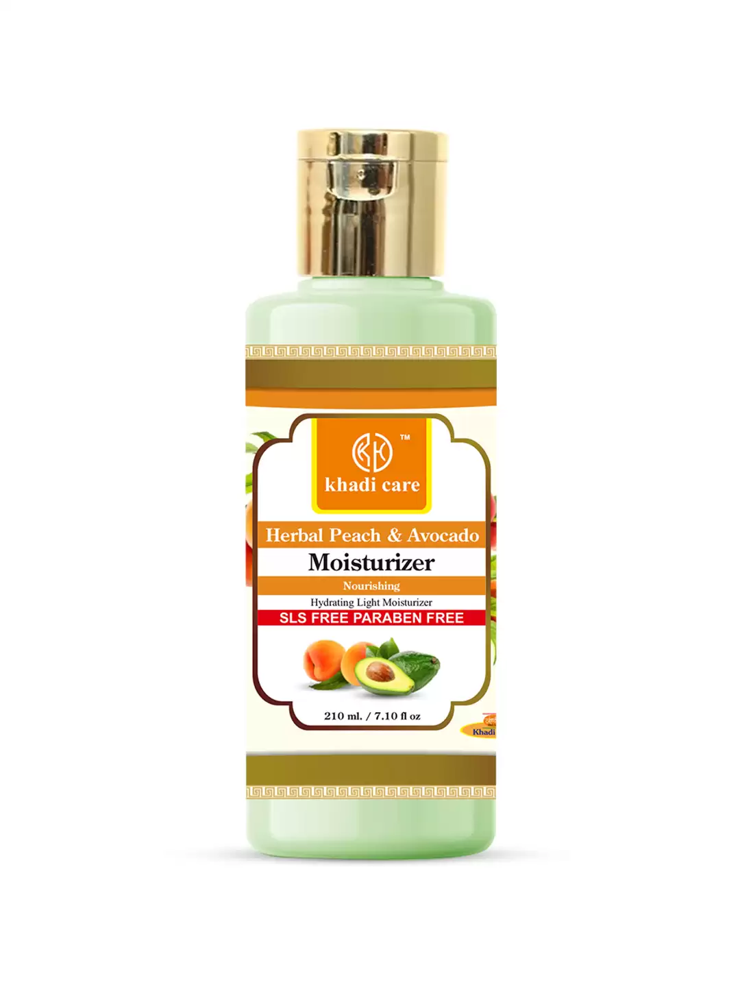 Khadi Care Herbal Peach & Avacado Moisturizer with Sheabutter SLS-Paraben Free - 210ml