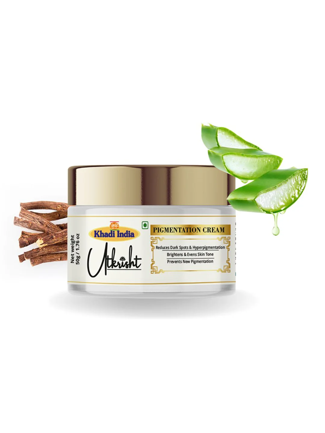 Utkrisht Khadi Pigmentation Face Cream Reduces Dark Spots and Hyperpigmentation- 50GM