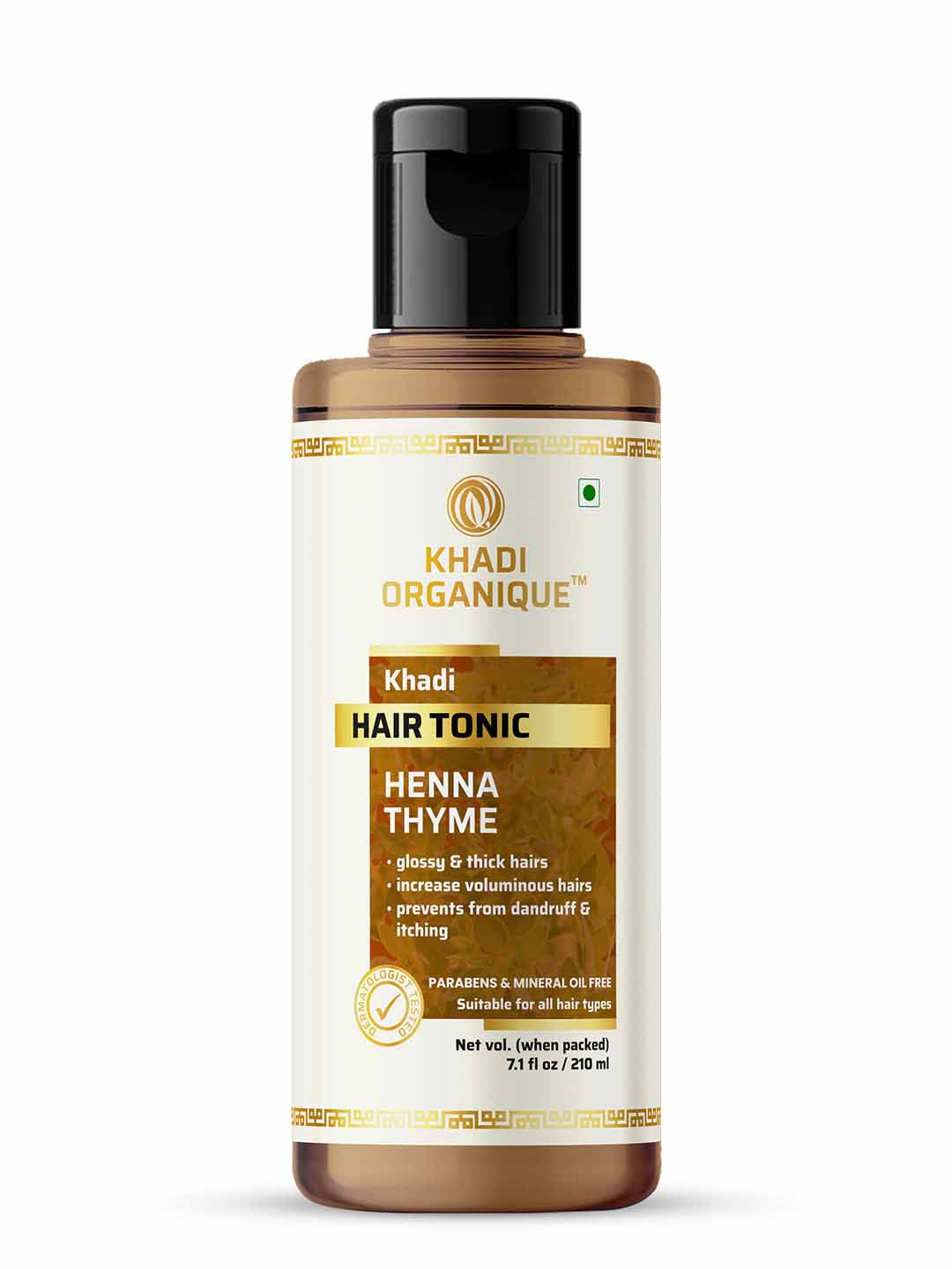 Khadi Organique Henna Thyme Hair tonic - 210 Ml