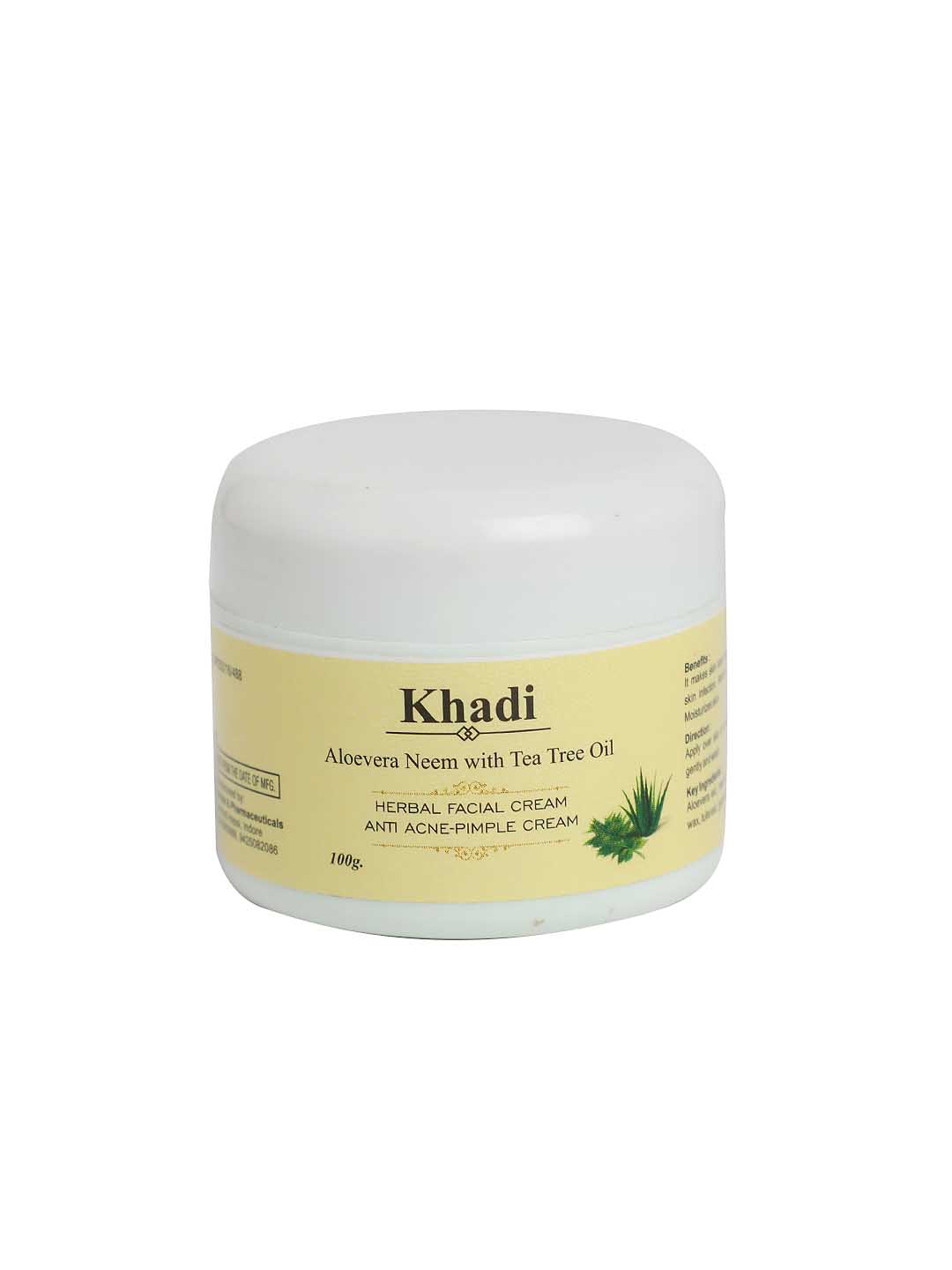 Khadi India AVS Balaji Aloevera Neem with Tea Tree Oil Cream- 100 ml