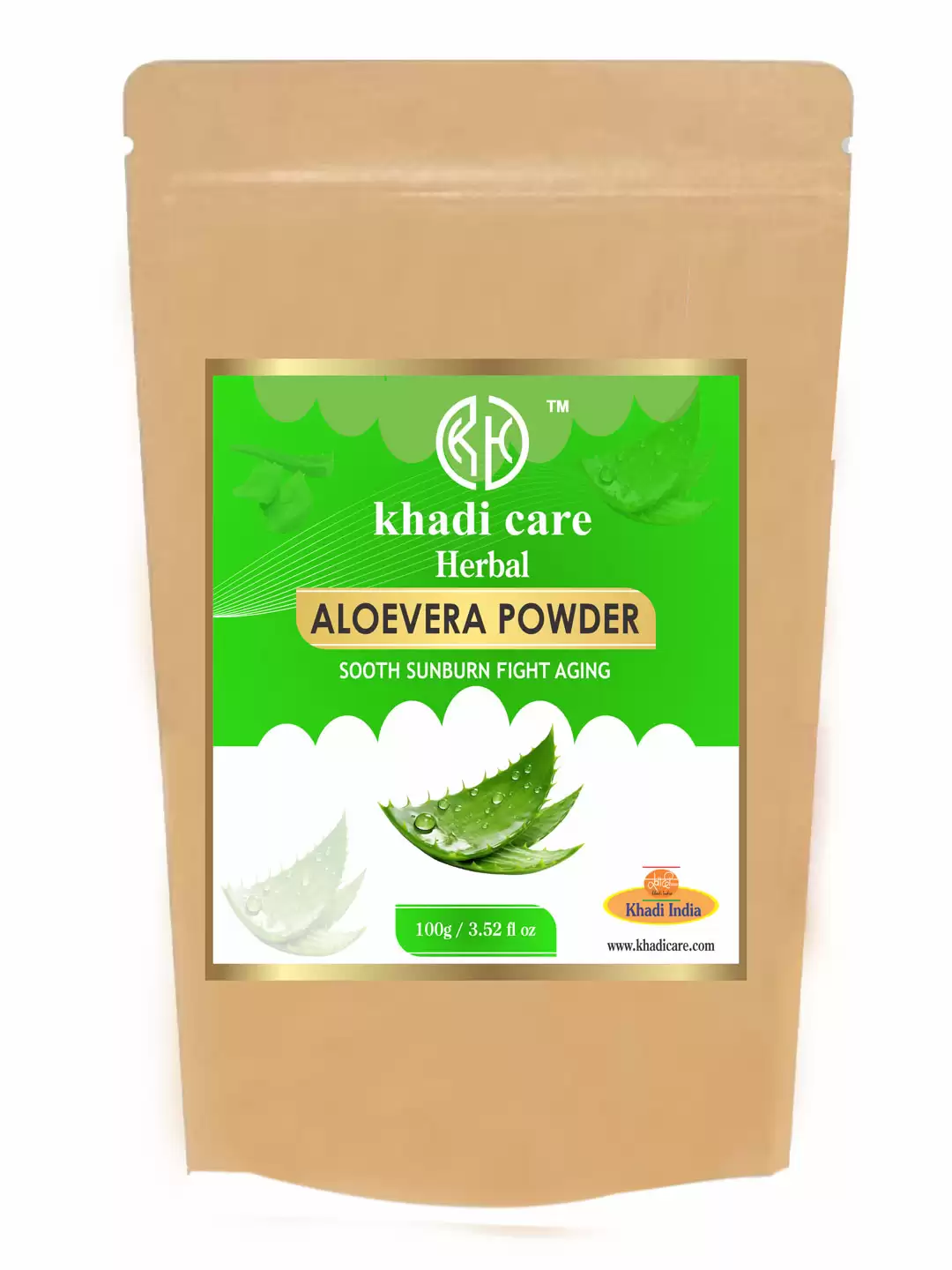 Khadi Care Herbal  ALOEVERA POWDER 100gm