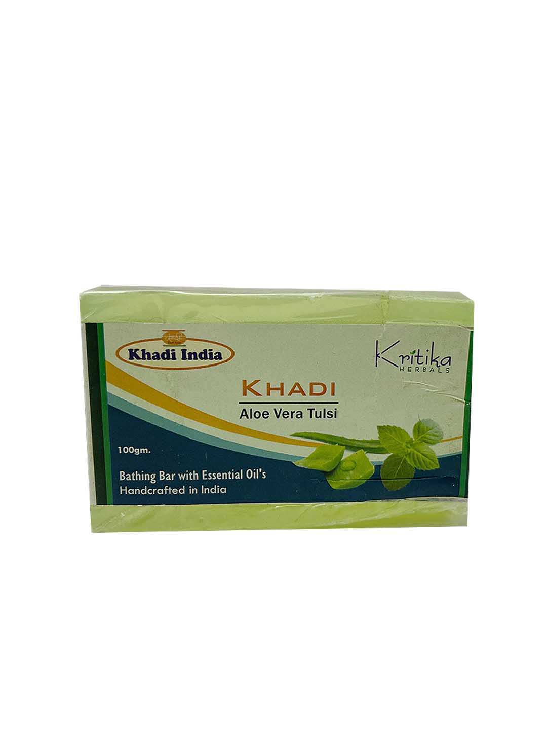 Kritika Herbals Khadi Aloe Vera Tulsi Soap