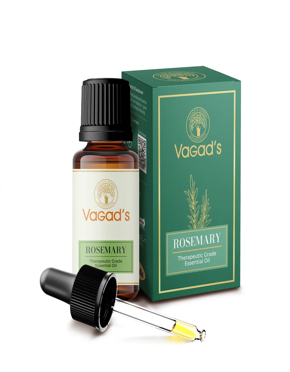 VAGAD'S Herbal Rosemary Essential Oil for Hair 15ml