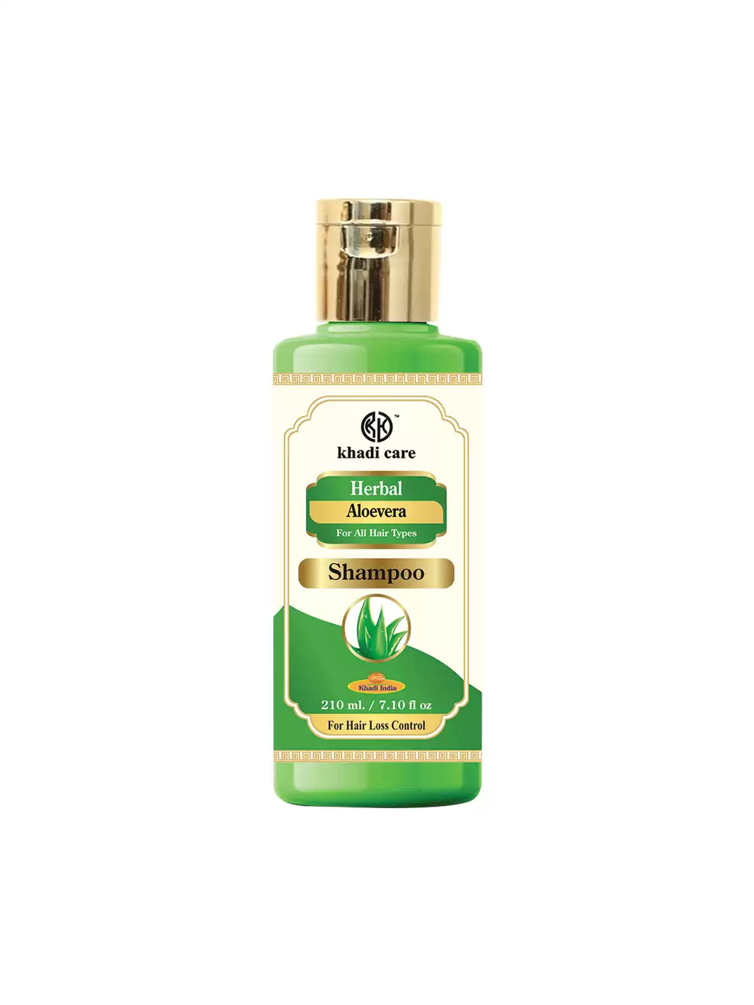 Khadi Care Herbal Aloevera Shampoo - 210ml