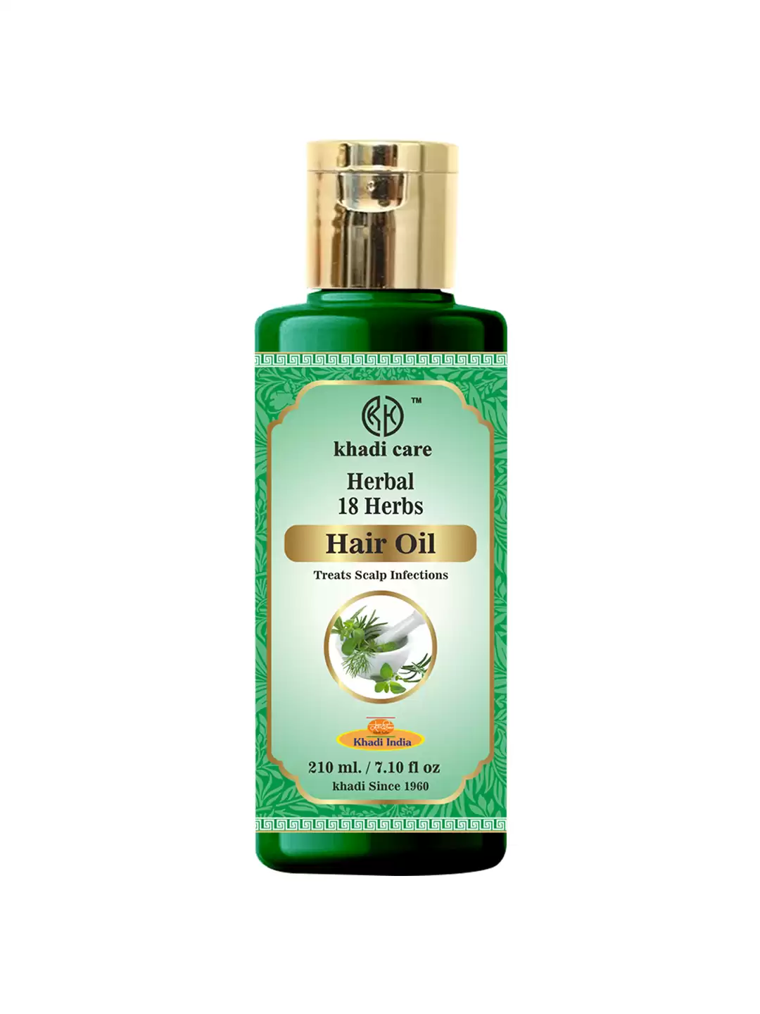 Khadi Care Herbal 18 Herbs Hair Oil - 210ml