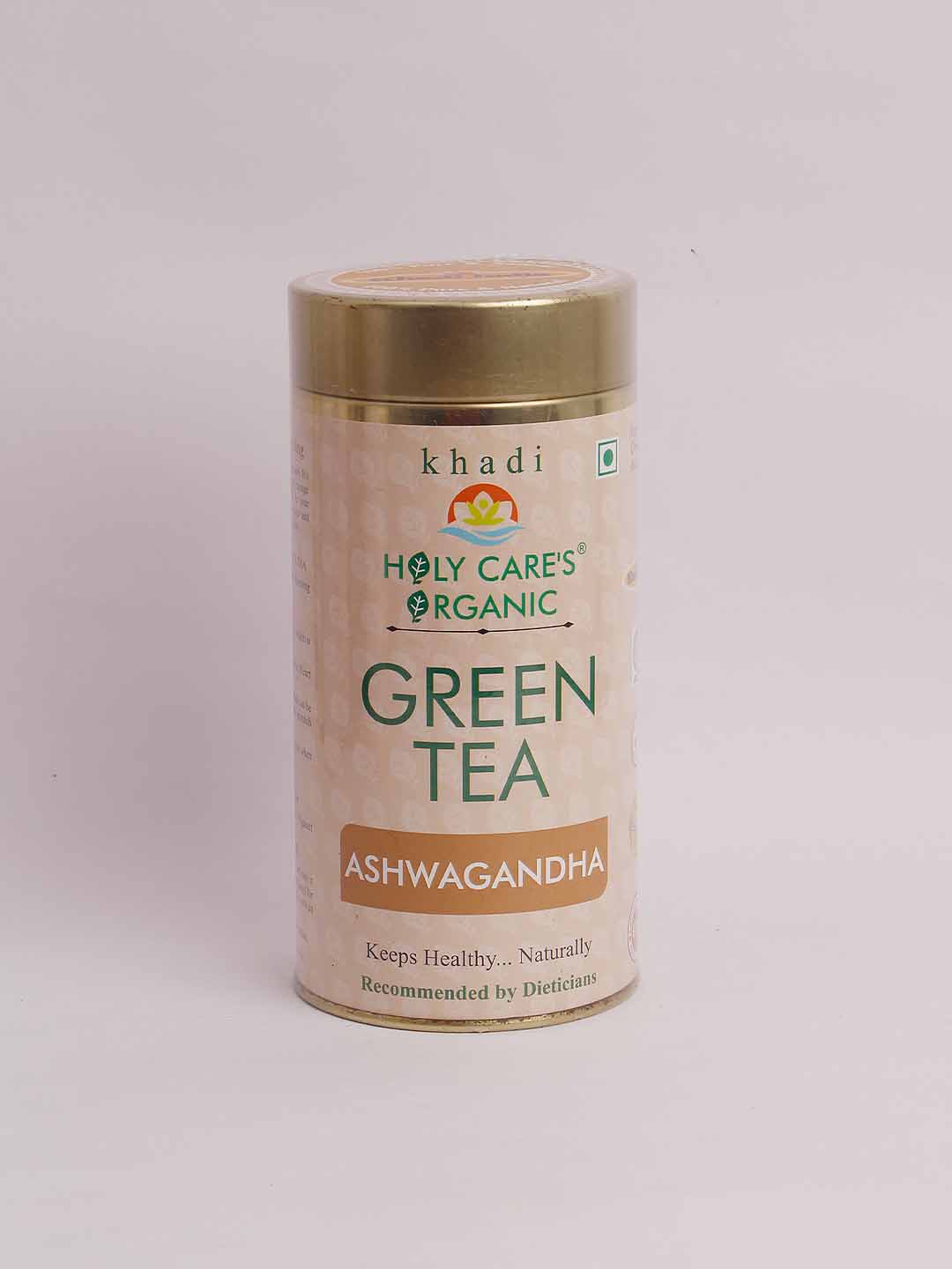 Holy care's organic Ashwagandha Green Tea - 100 Gm