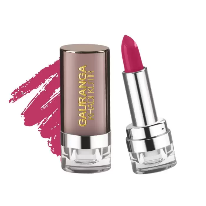 Gauranga Khadi Bee-Wax Premium Lipstick-D16 - Dark Pink