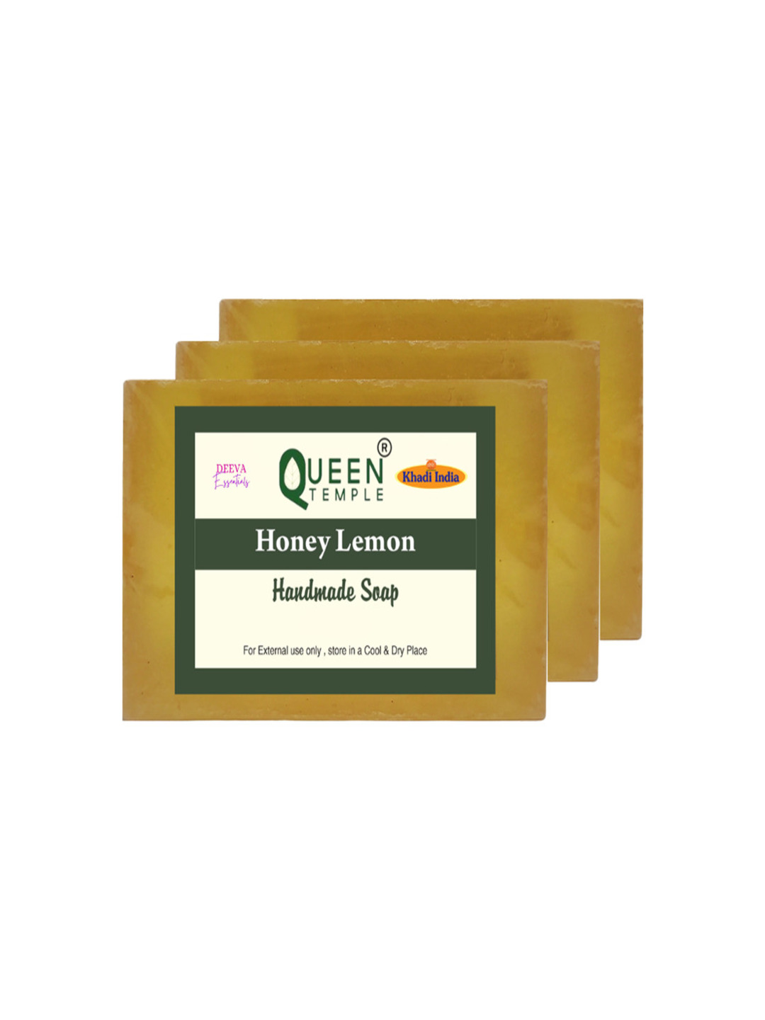 Honey Lemon Handmade Soap - Pack of 3 ( 3x125 )