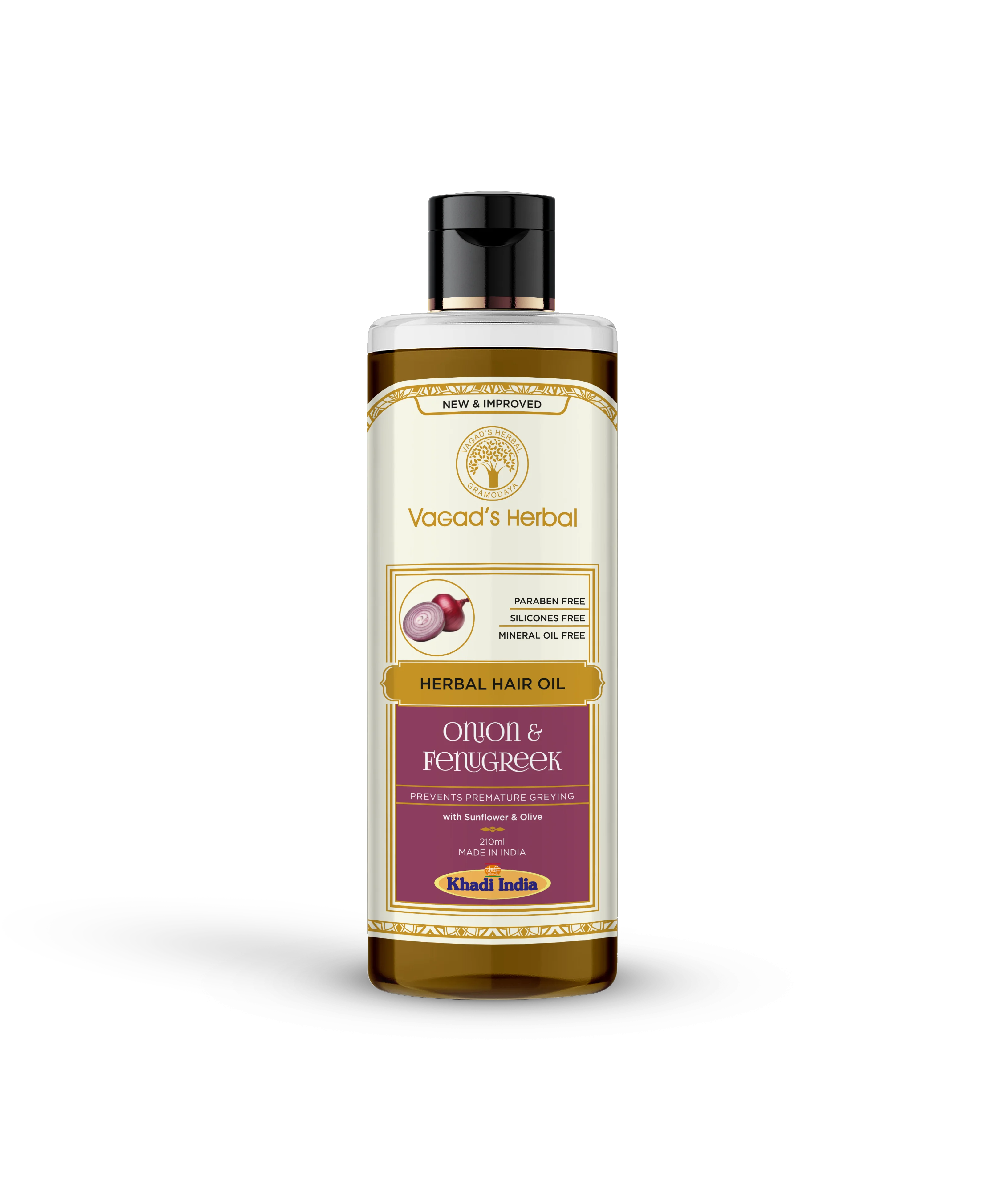 VAGAD'S Onion & Fenugreek Hair Oil 210ml