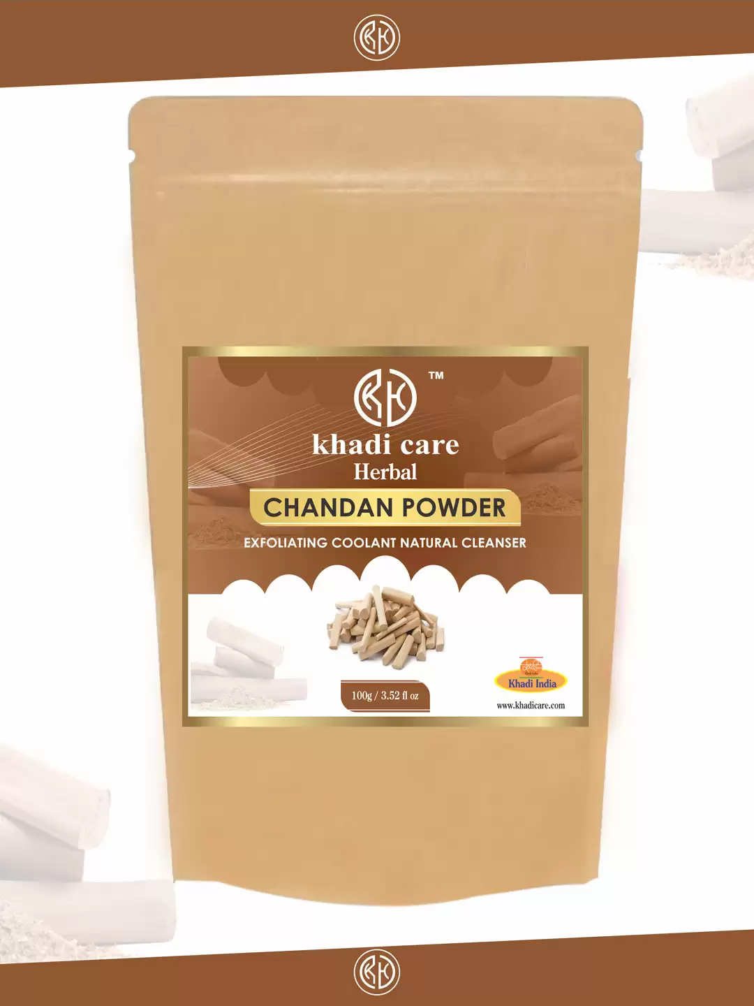Khadi Care Herbal  CHANDAN POWDER 100gm