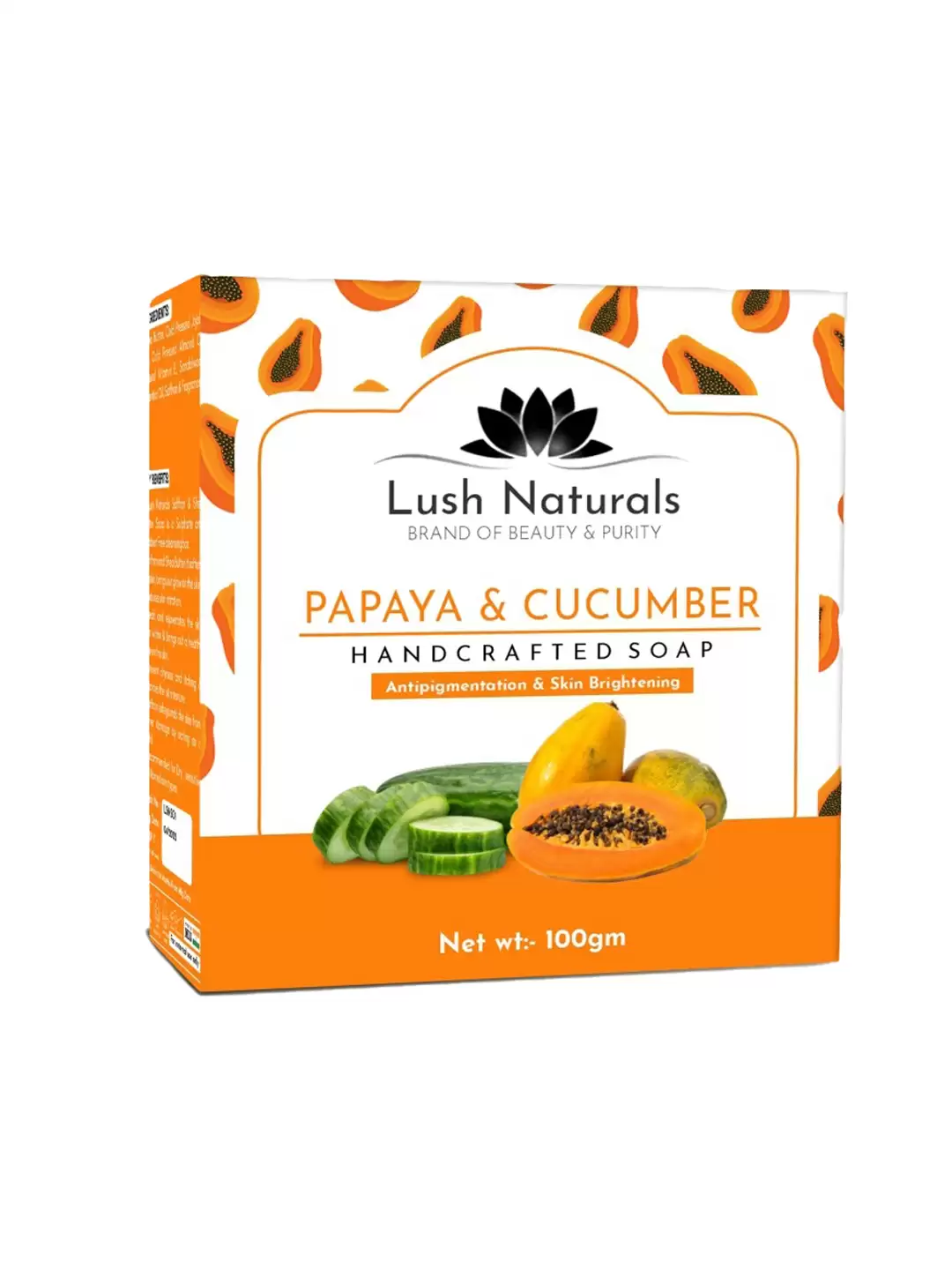 Lush Naturals Papaya & Cucumber Soap