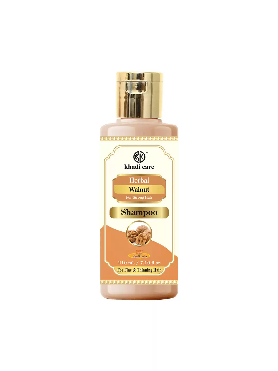 Khadi Care Herbal Walnut Shampoo - 210ml