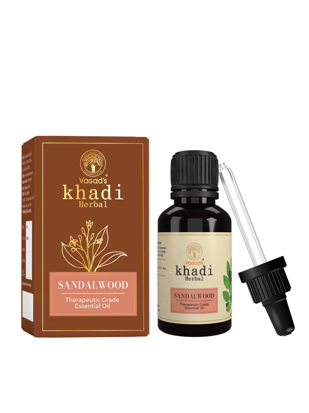 Vagad's Khadi Sandalwood Essential Oil - 15Ml