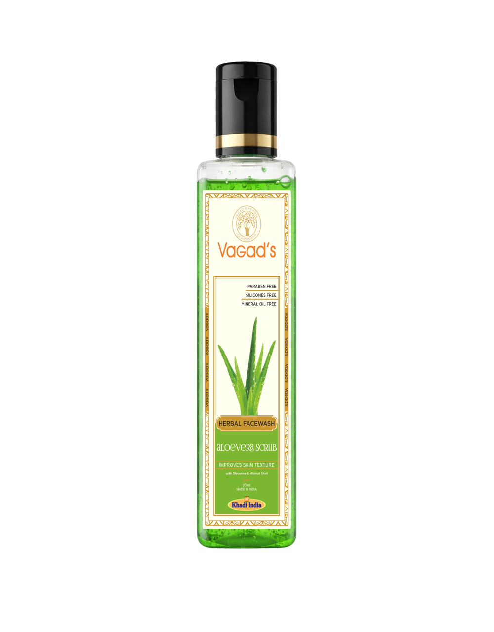 Vagad's Herbal Aloevera Scrub Facewash 200ml