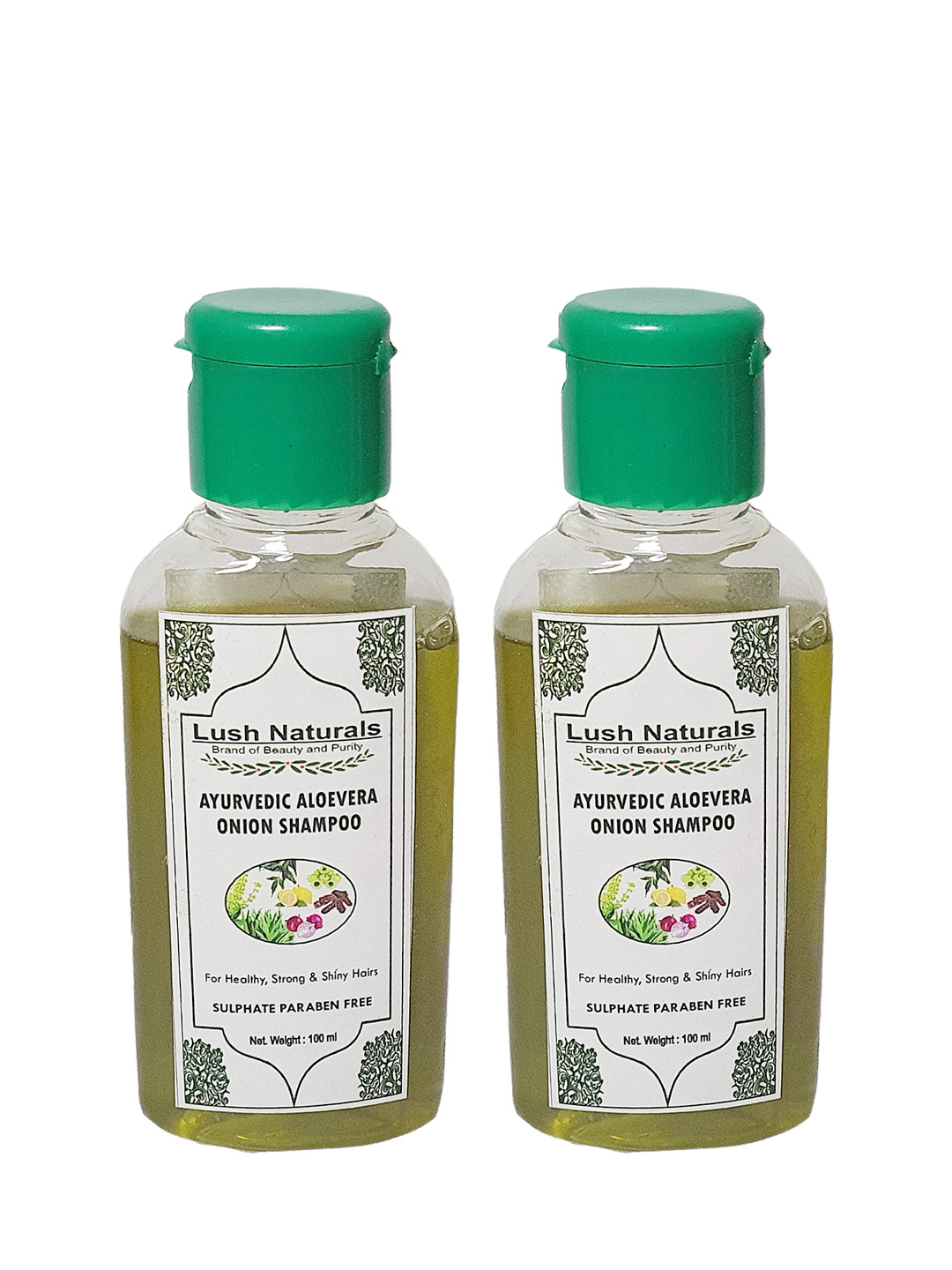 Lush Naturals Ayurvedic Aloevera Onion Shampoo - Pack of 2