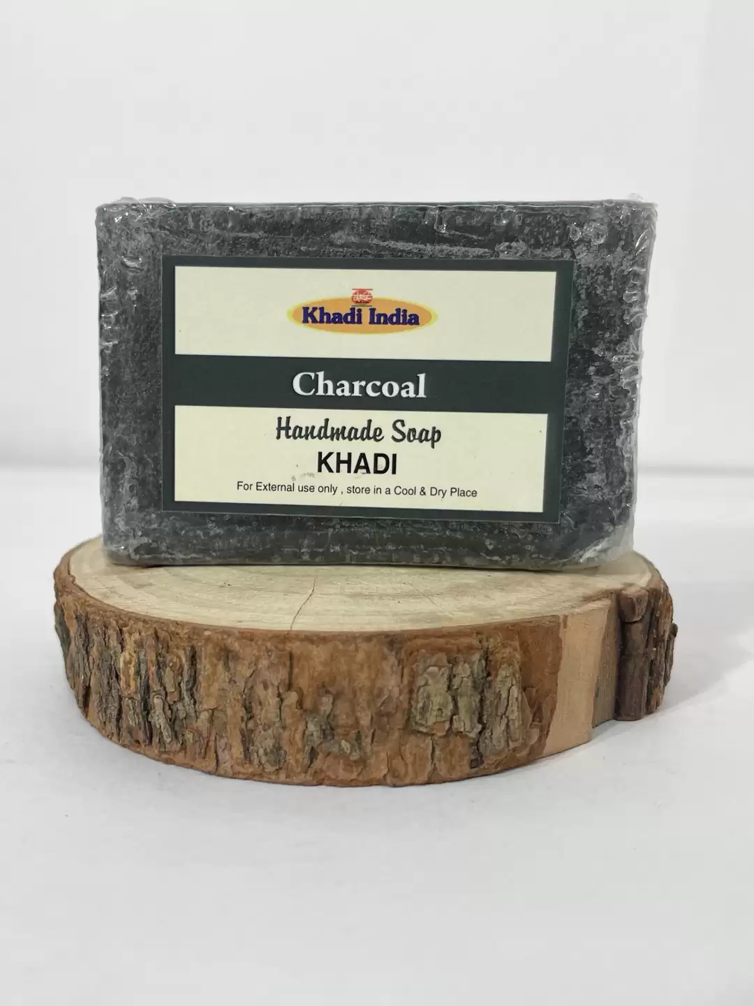 Charcoal Soap Hand made Soap Khadi-125Gm