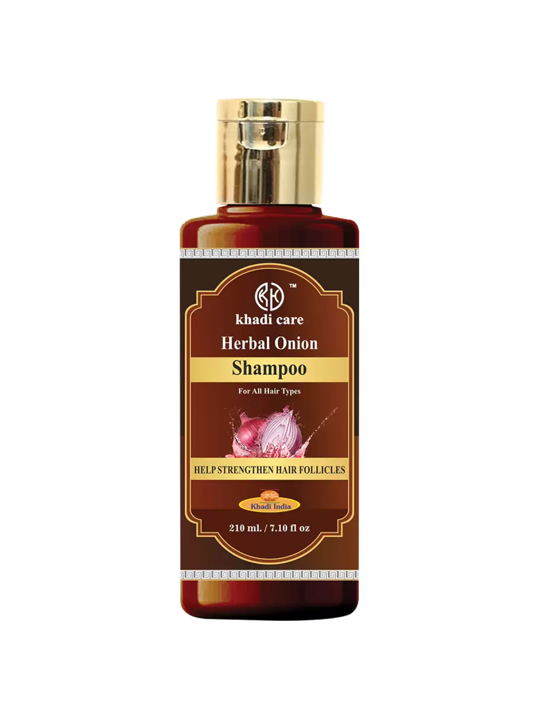 Khadi Care Herbal Onion Shampoo - 210ml
