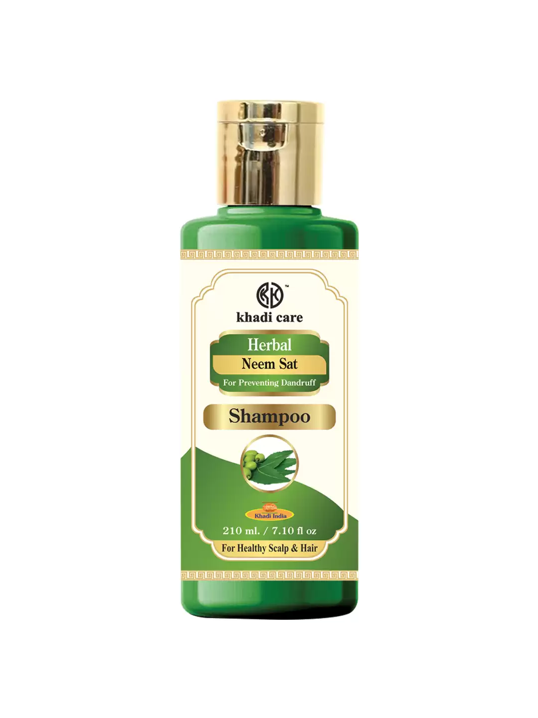 Khadi Care Herbal Neem Sat Shampoo - 210ml