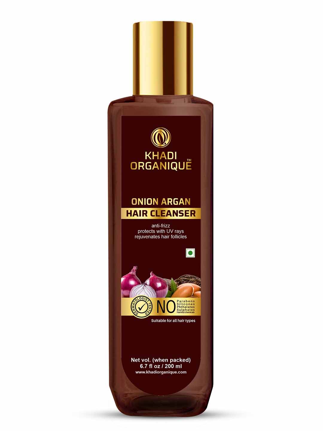 Khadi Organique Onion Argan Hair Cleanser - 200 Ml
