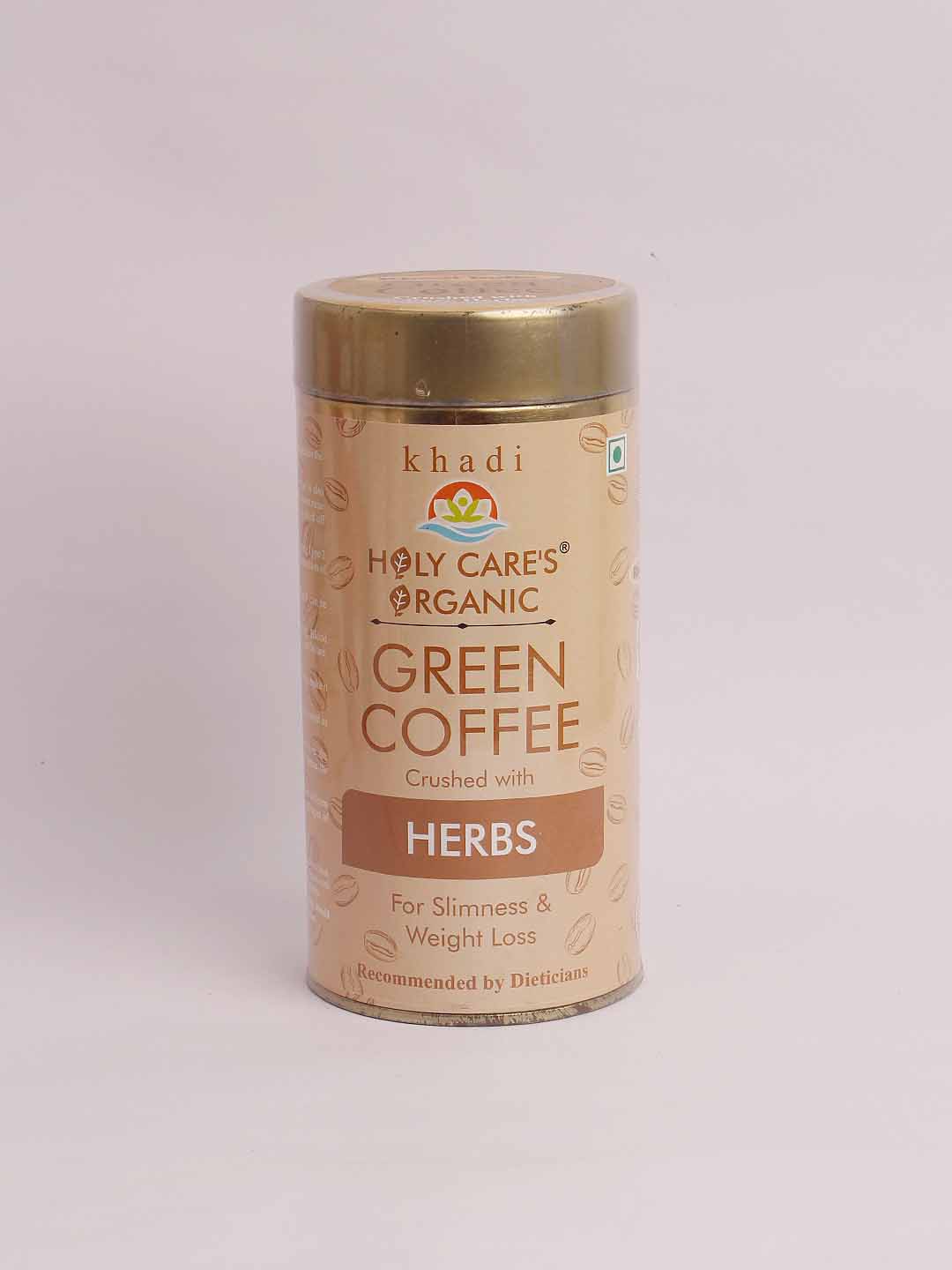 Holy care's organic Green coffee crushed with herbs - 150 Gm