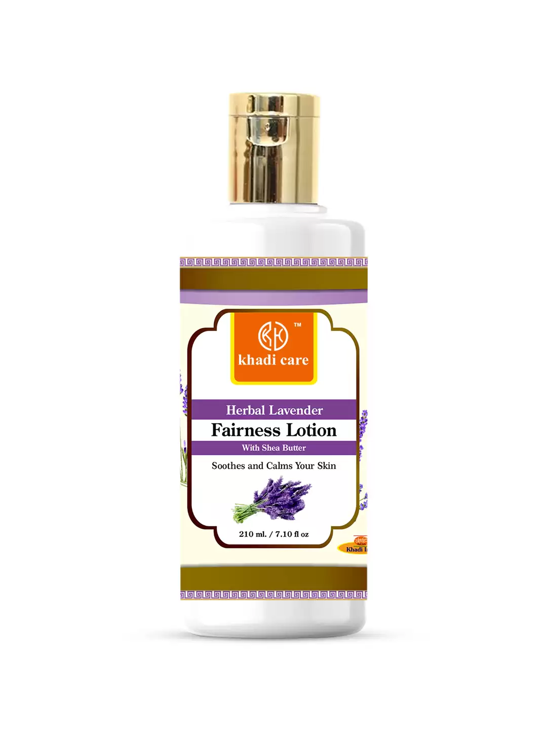 Khadi Care Herbal Lavender Fairness Lotion with Sheabutter - 210ml