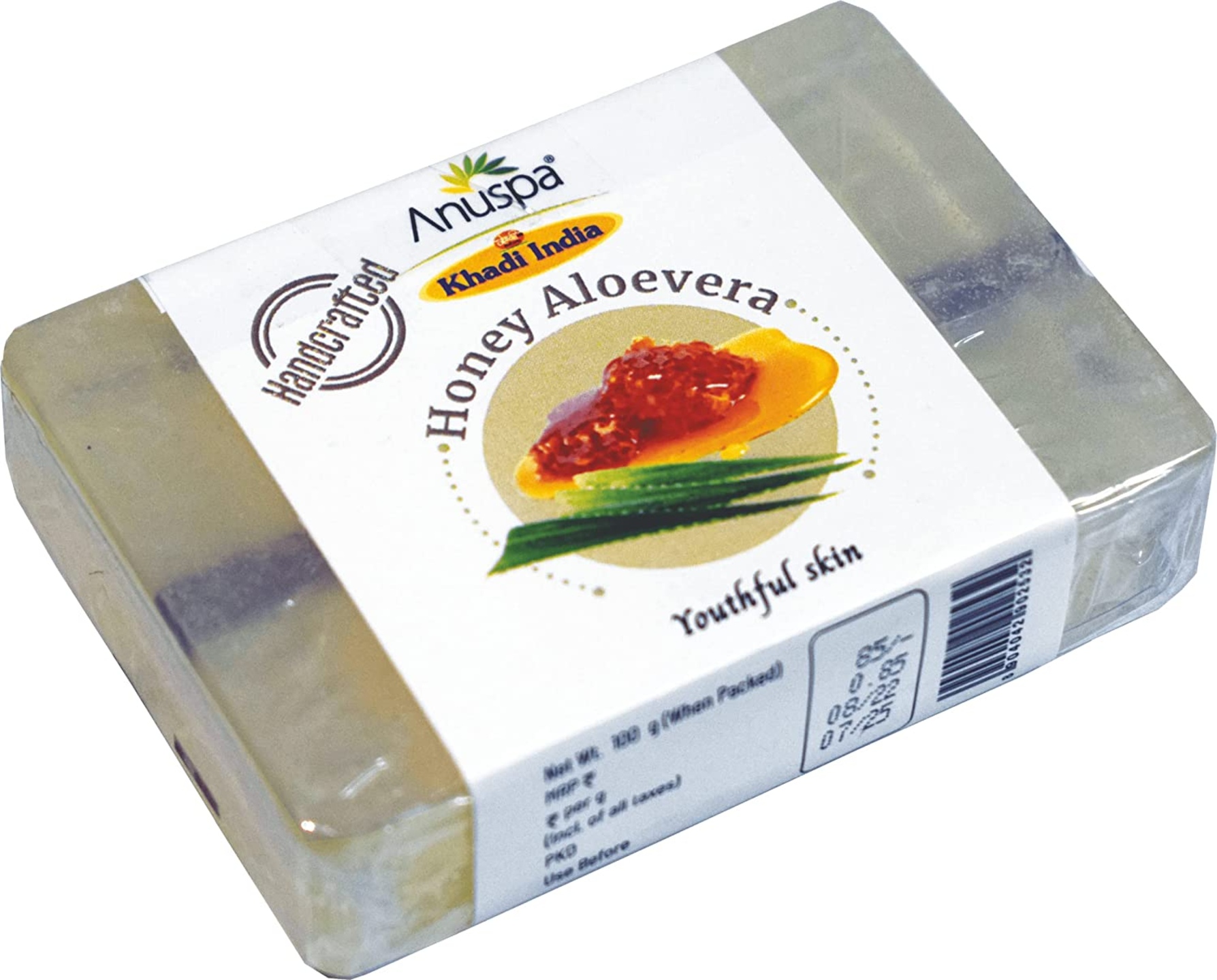 Anuspa Khadi Handcrafted Herbal Honey Aloevera Soaps