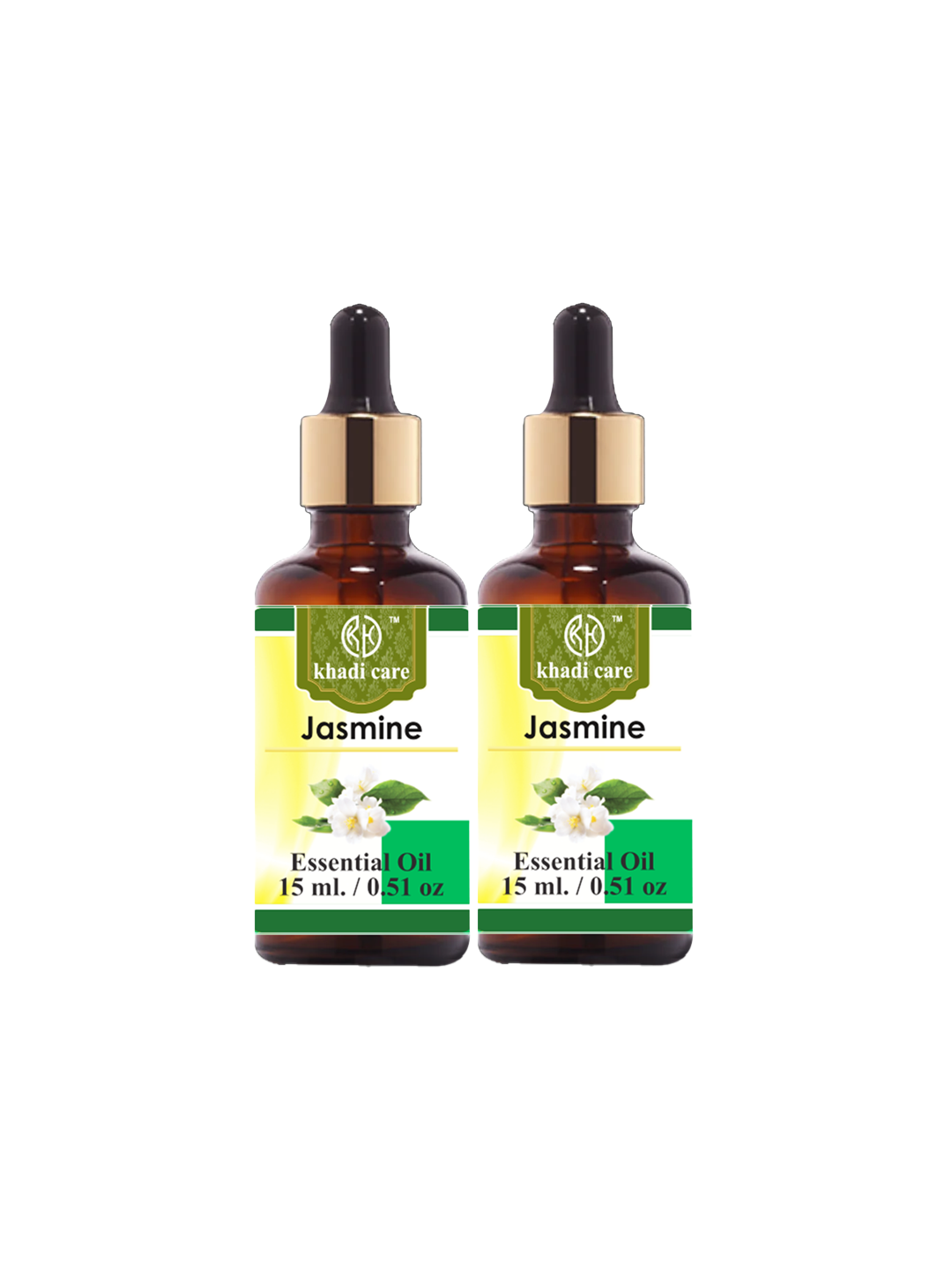 khadi care Herbal Jasmine Essential Oil  (15ml Each) Pack of 2