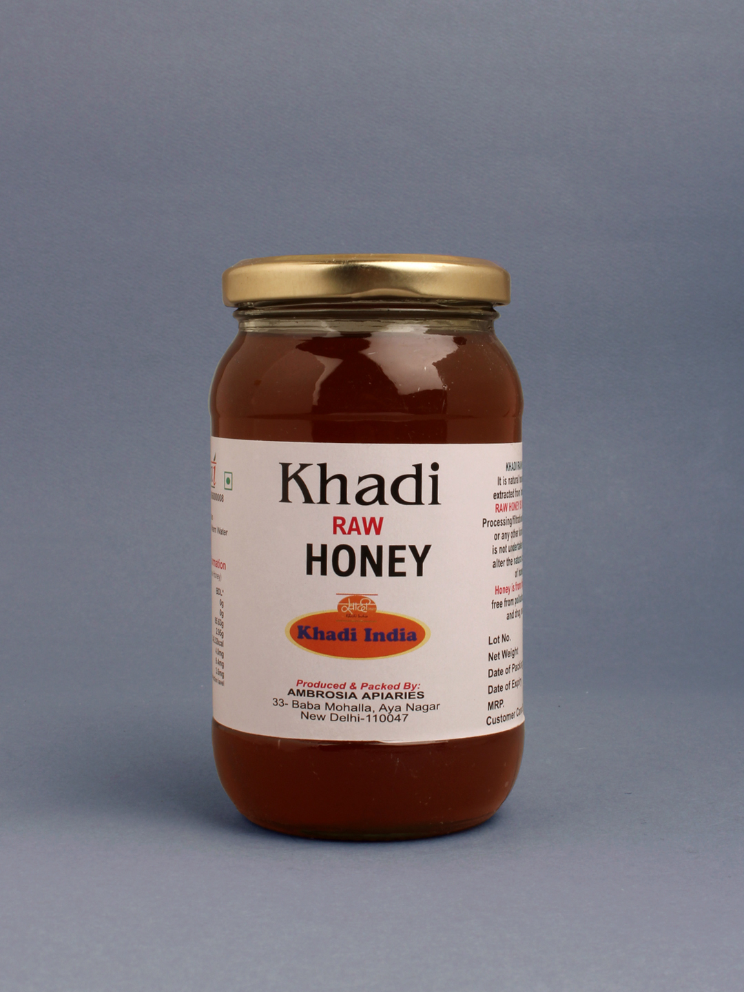 KHADI RAW HONEY 500gm