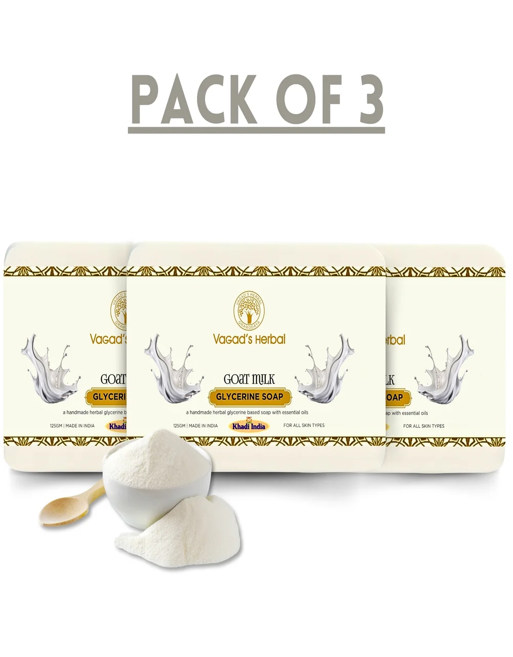 VAGAD'S Goat Milk Soap 375gm
