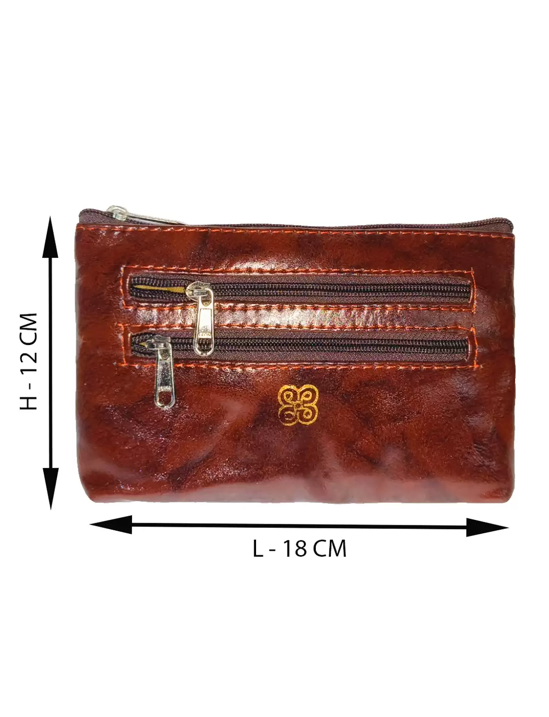 Ladies Hand Wallet-Brown - L18cm X H12cm
