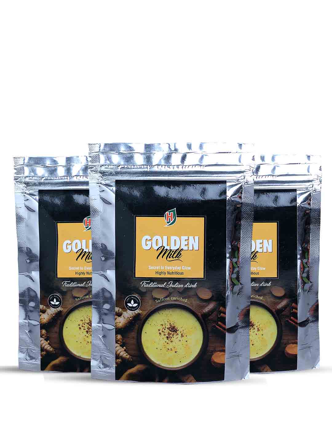 Hillarious Golden Turmeric Milk - 120 gm X 3