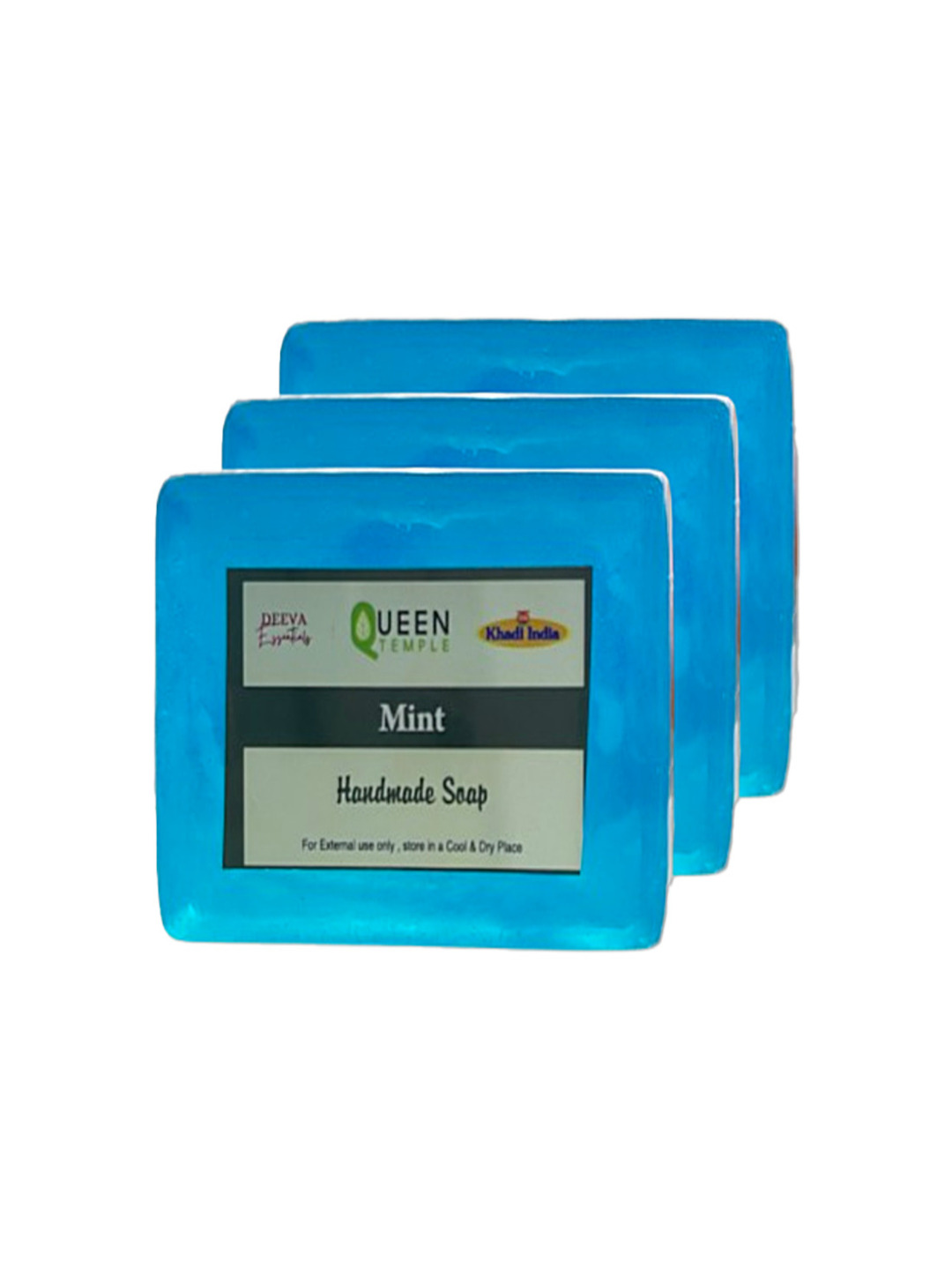 Mint Handmade Soap - Pack of 3 ( 3x125 )