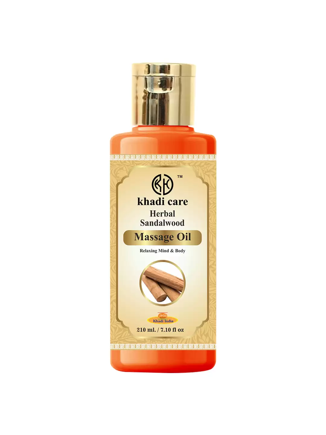 Khadi Pure Herbal Sandalwood Massage Oil - 210ml