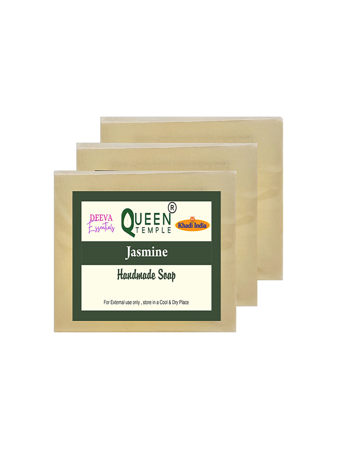 Jasmine Handmade Soap - Pack of 3 ( 3x125 )