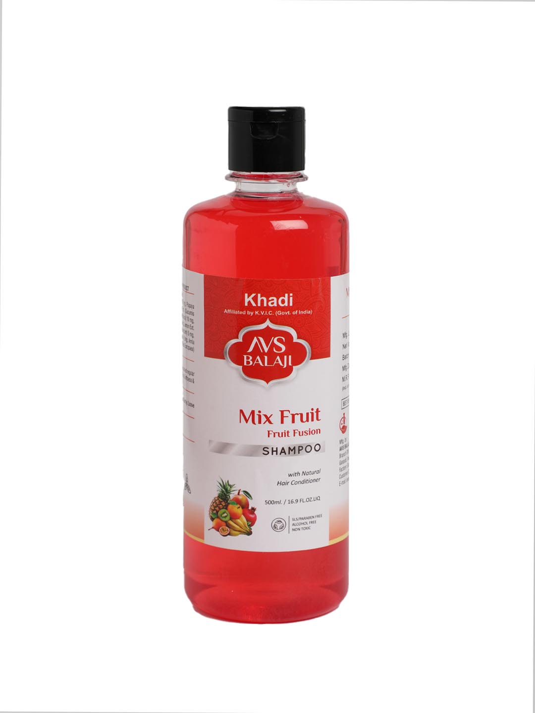 Khadi India AVS Balaji Mix Fruit Shampoo - 500 ml