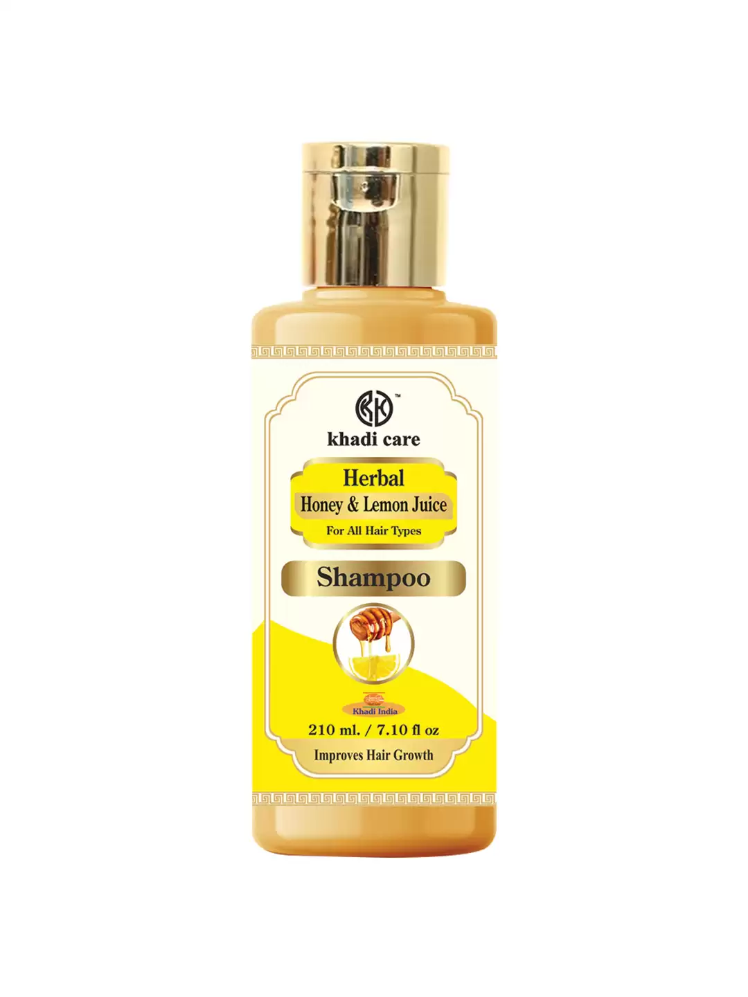 Khadi Care Herbal Honey & Lemon Juice Shampoo - 210ml