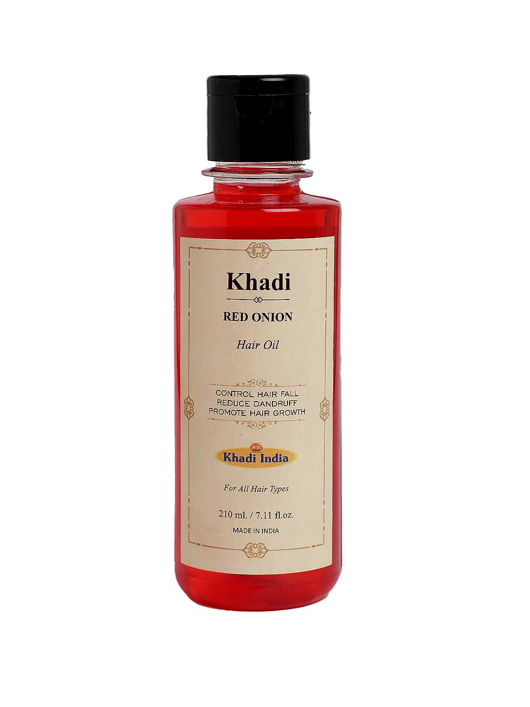 Khadi India AVS Balaji Red Onion Hair Oil - 210 ml