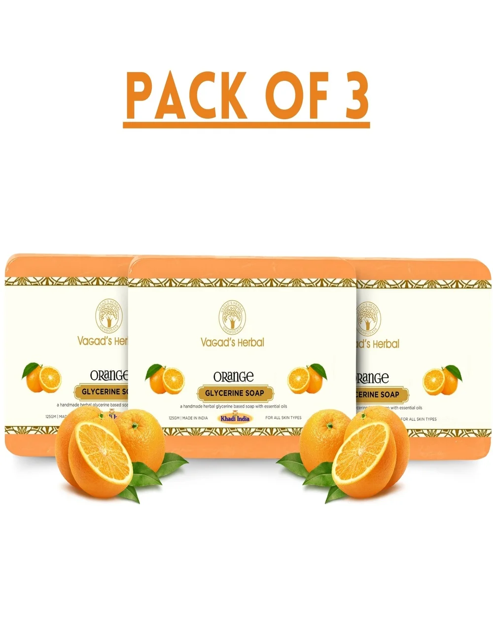 VAGAD'S Orange Soap  375gm