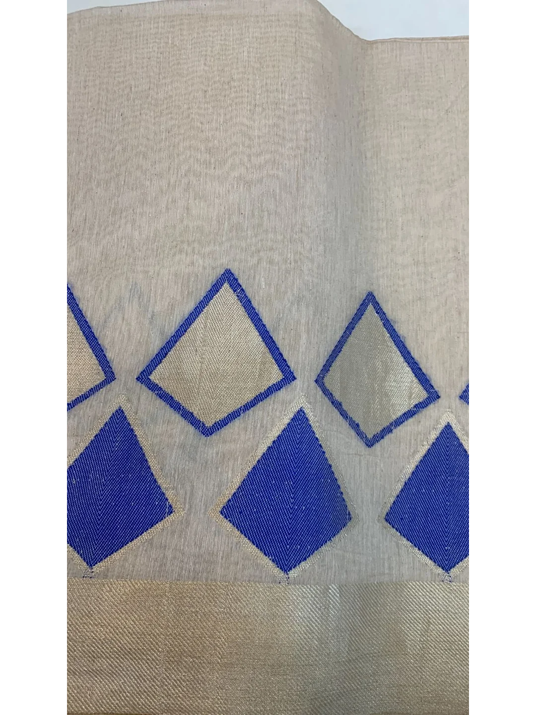 PURE COTTON CHANDERI FABRIC D-237