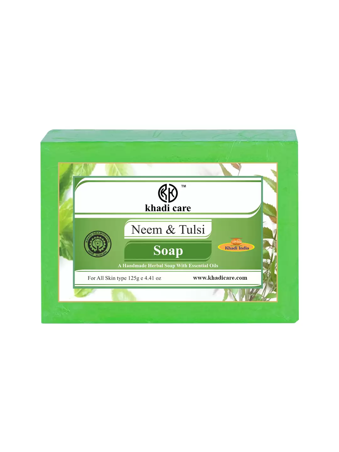 Khadi Care Herbal Neem Tulsi Soap - 125g
