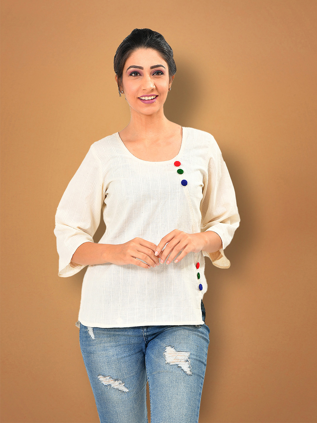 Khadi shop tops online